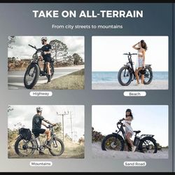Heybike Explore 26 inch fat tire electric bicycle 28MPH 70miles max range