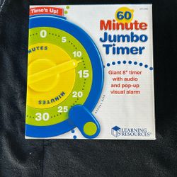 Learning Resources Jumbo Timer 60 Minute Clock