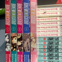Bakemonogatri Manga 1,2,3,5,6