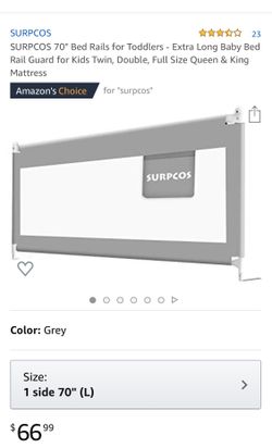 Brandnew. Bed rail for kids