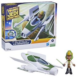 Star Wars Young Jedi Adventures Pilot Kai Brightstar Kids Toy For Boys and Girls (4")