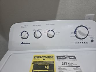 New Washer Amana White
