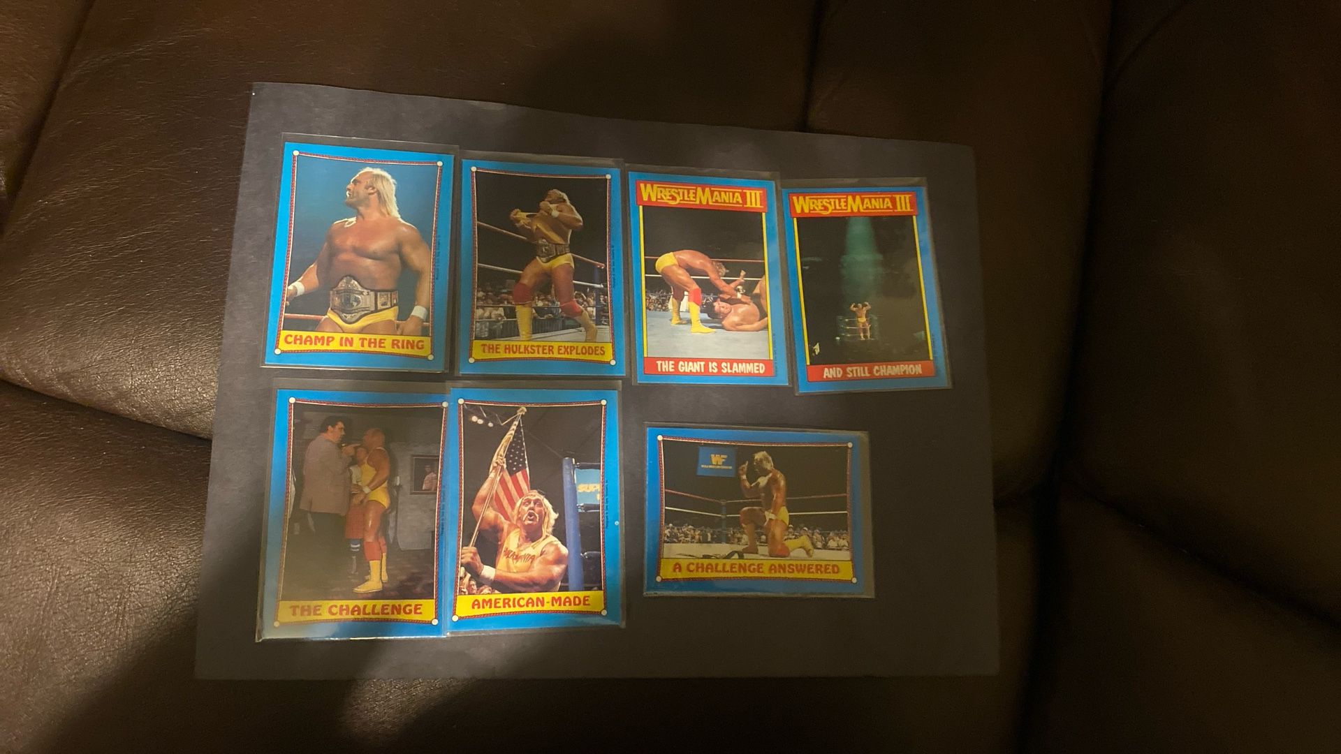 Hulk Hogan 1987 Topps 7 Card Lot