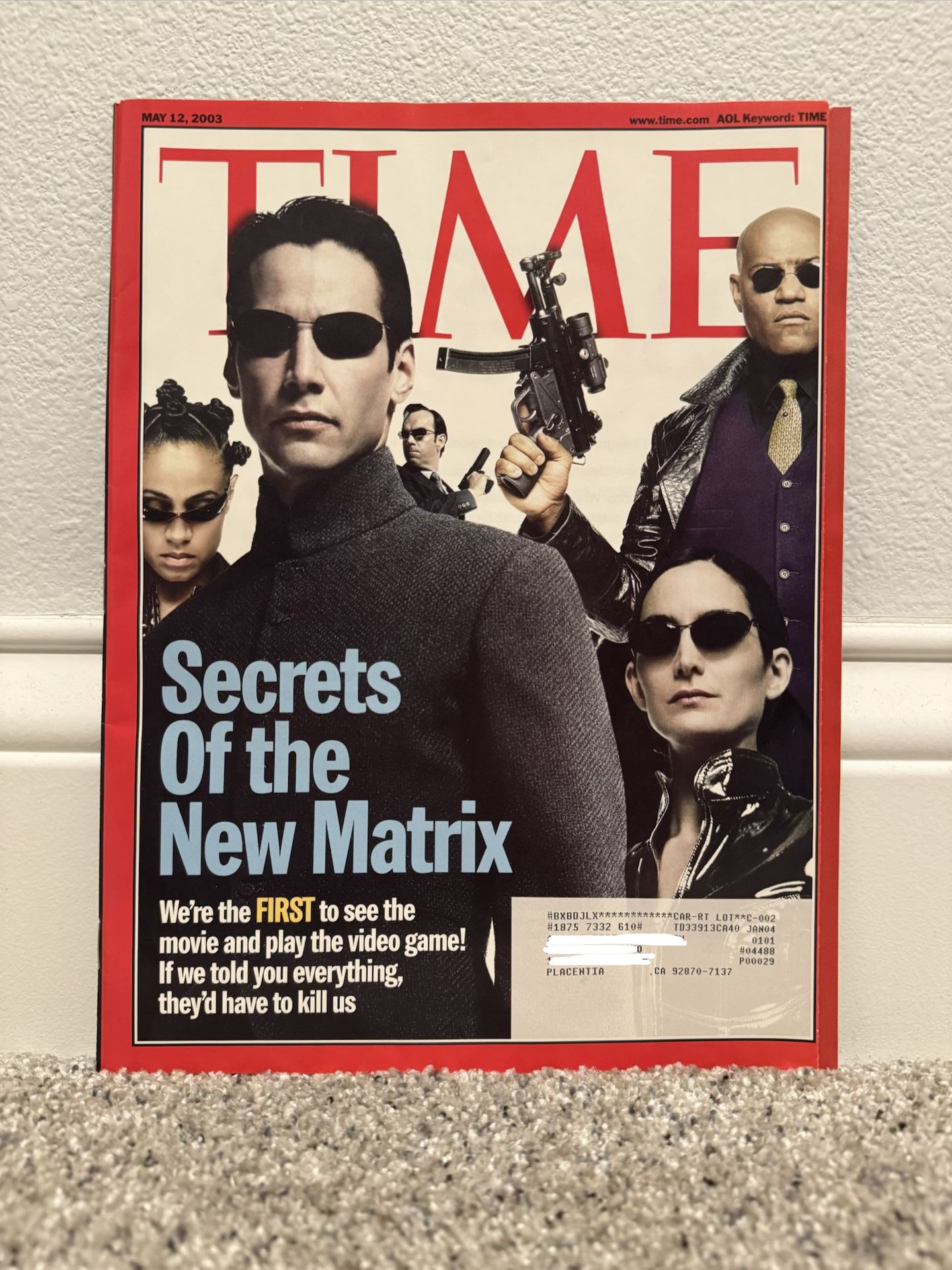 Time Magazine 2003 The Matrix