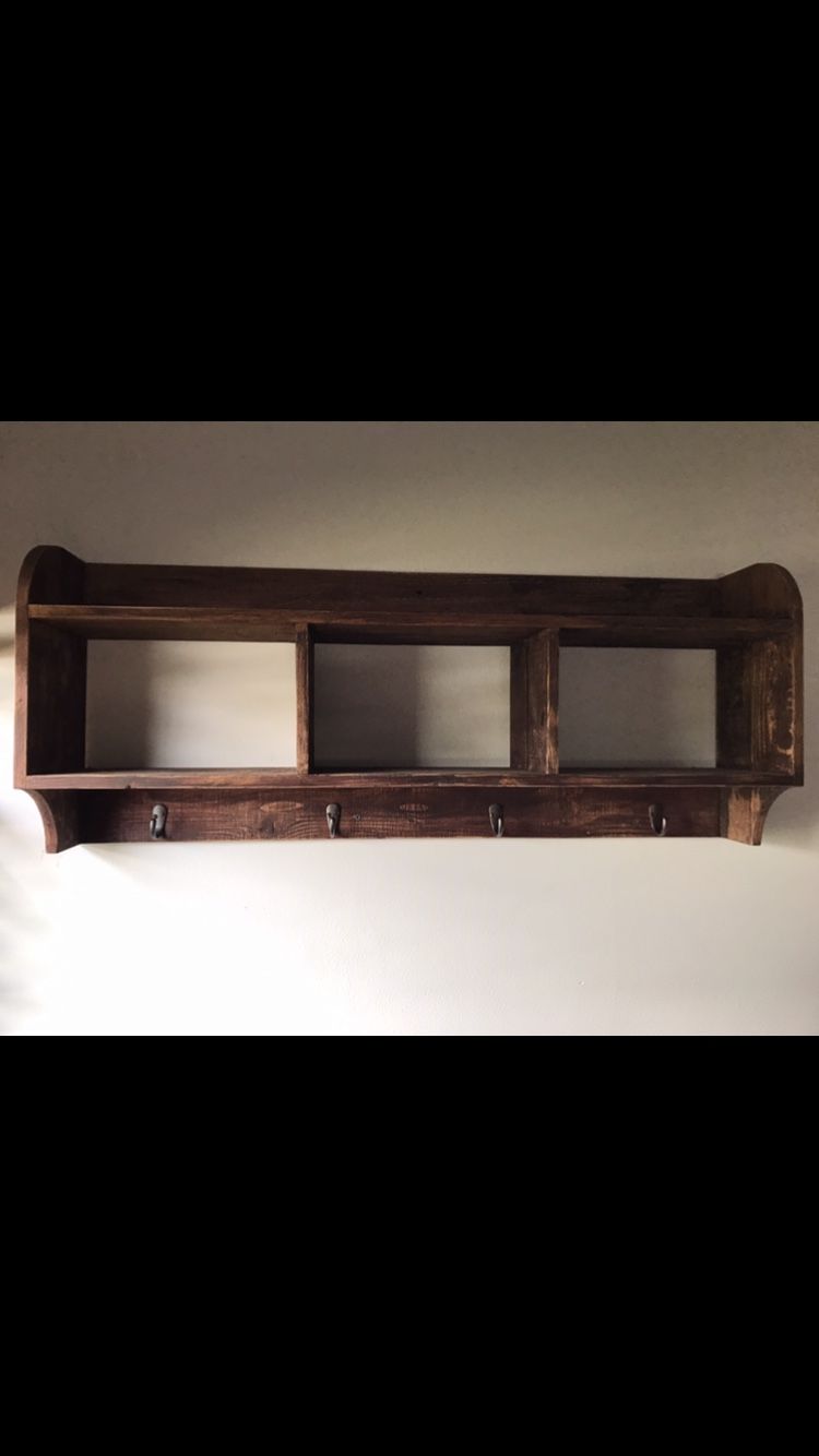 Shelf With Cloakroom Hanging