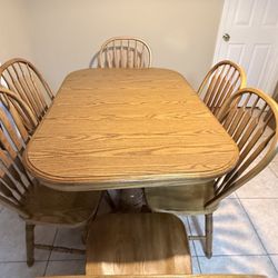 Kitchen Table & 6 Chairs 