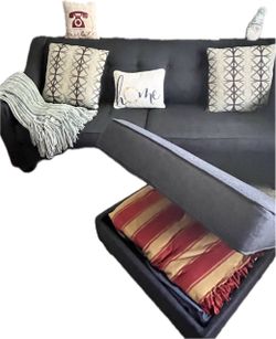 Sofa bed and ottoman