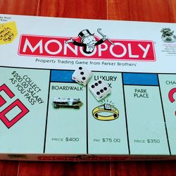 Monopoly Board Game with Money
