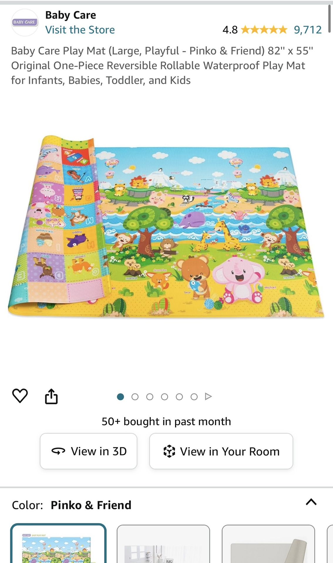 Large Play Mat Includes Extra Large Play Mat For Free