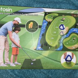Double Sided Chipping Golf Game Mat