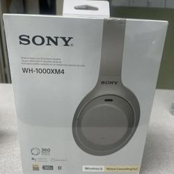 SONY 1000XM4 Over Ear Headphones (Silver)