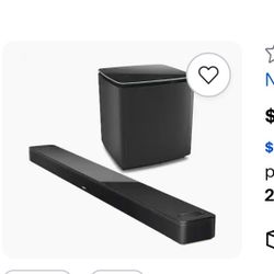 Bose Sound Bar & Subwoofer 