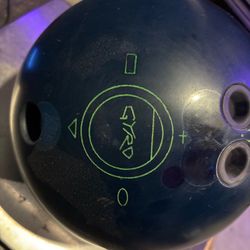 Vintage Ebonite GYRO Bowling Ball Blue 10lb 6oz Made in USA