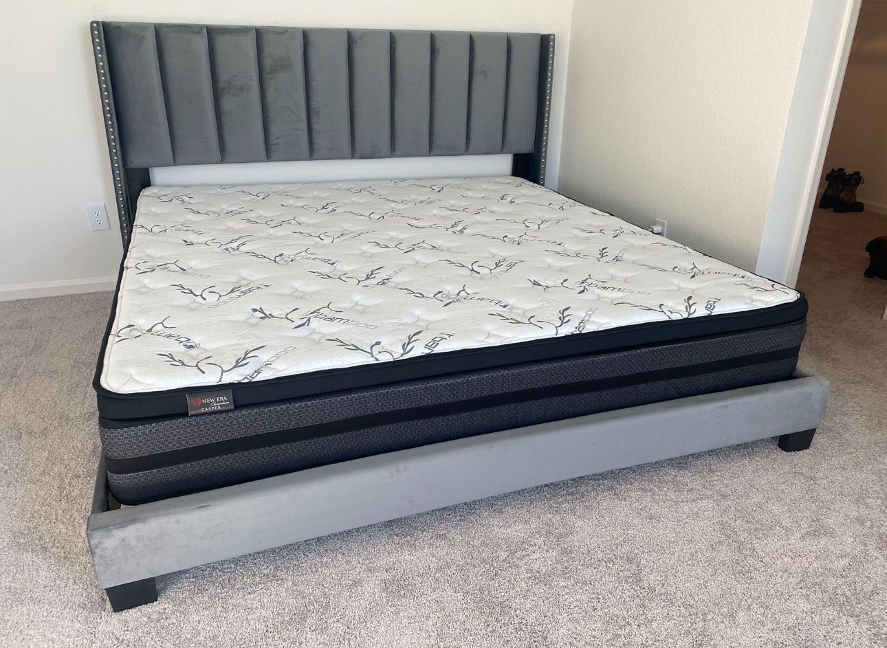 NEW KING SIZE LOLA BED WITH PROMOTIONAL MATTRESS AND FREE DELIVERY