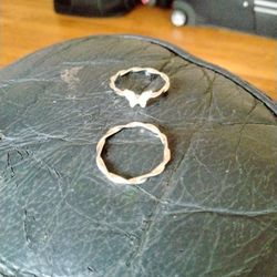 Sterling Silver Ring Set 925 Women Size 7