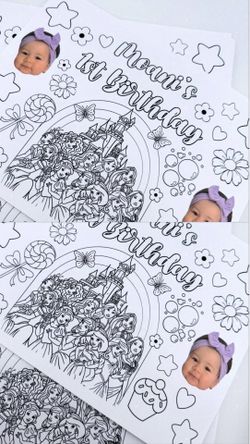 custom coloring pages