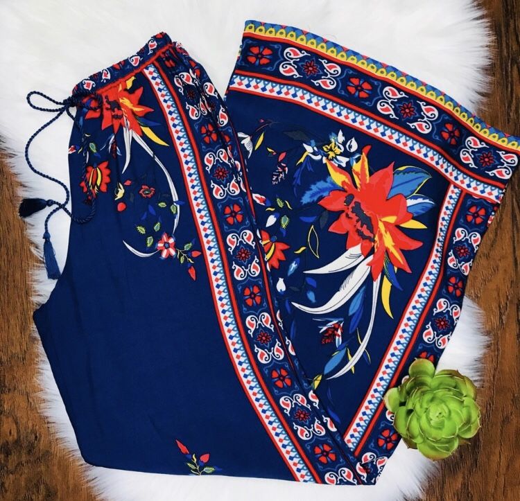 Flying Tomato Floral Print palazzo festival pants