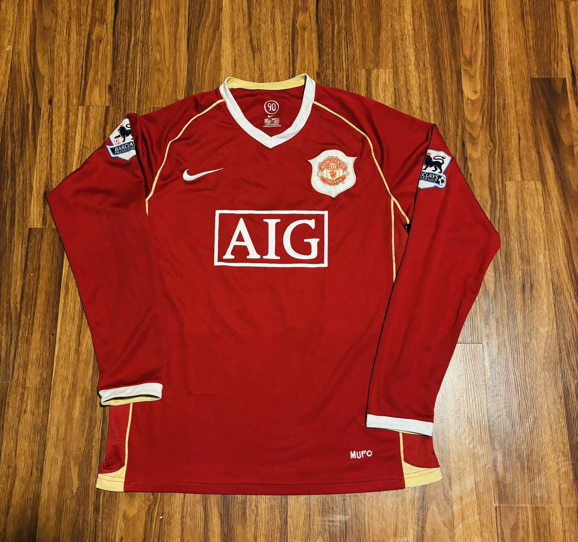 J.S park Soccer Jersey Manchester United Number/13 Size Large