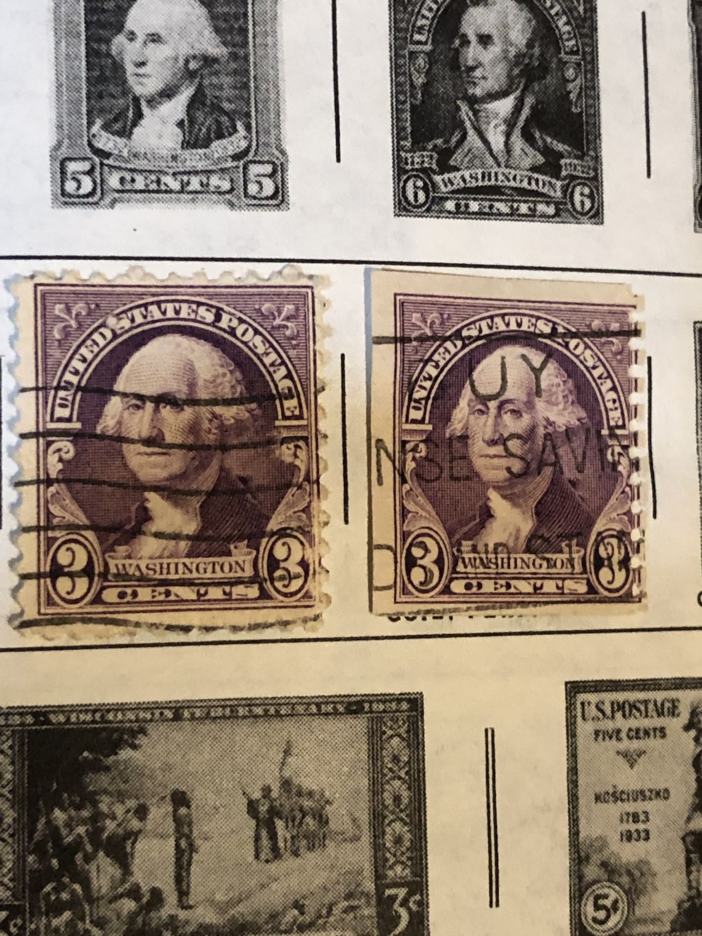 Stamp Collection U.S. Stamps 1924-1938
