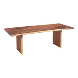 72” Solid Wood Live Edge Dining Table – Beautiful Grain