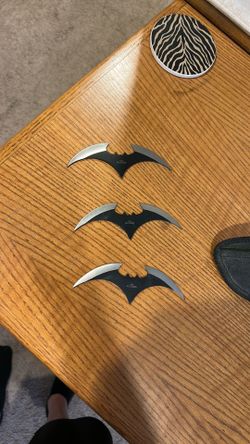 Authentic Batman Batarangs stainless steel