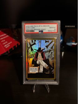 2026 ONE PIECE THE AZURE SEA'S SEVEN DRACULE MIHAWK-GOLD DON!! CARD PSA 10