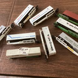 Train Cars With Trailers On Them , Kadee Couplers.       $15 Ea.