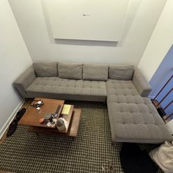 Gus-Jane 2 Bi-Sectional, Grey Sectional