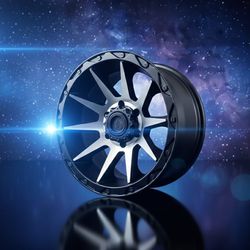 ​Upgrade your truck's look today. These Axe Off-Road wheels feature a clean silver-spoke design with a rugged black simulated beadlock. Aggressive, st