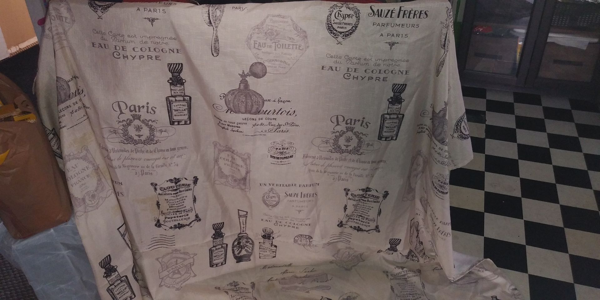 New Paris Shower Curtain