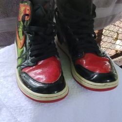 Nike Air Jordan 1 Retro High OM Bred Sneakers 