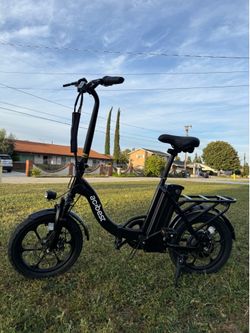 Electric folding bike