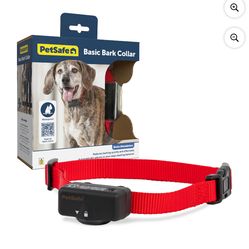 PetSafe Basic Bark Control Collar for Dogs + 8 lb., Automatic 6 Correction Levels, Waterproof