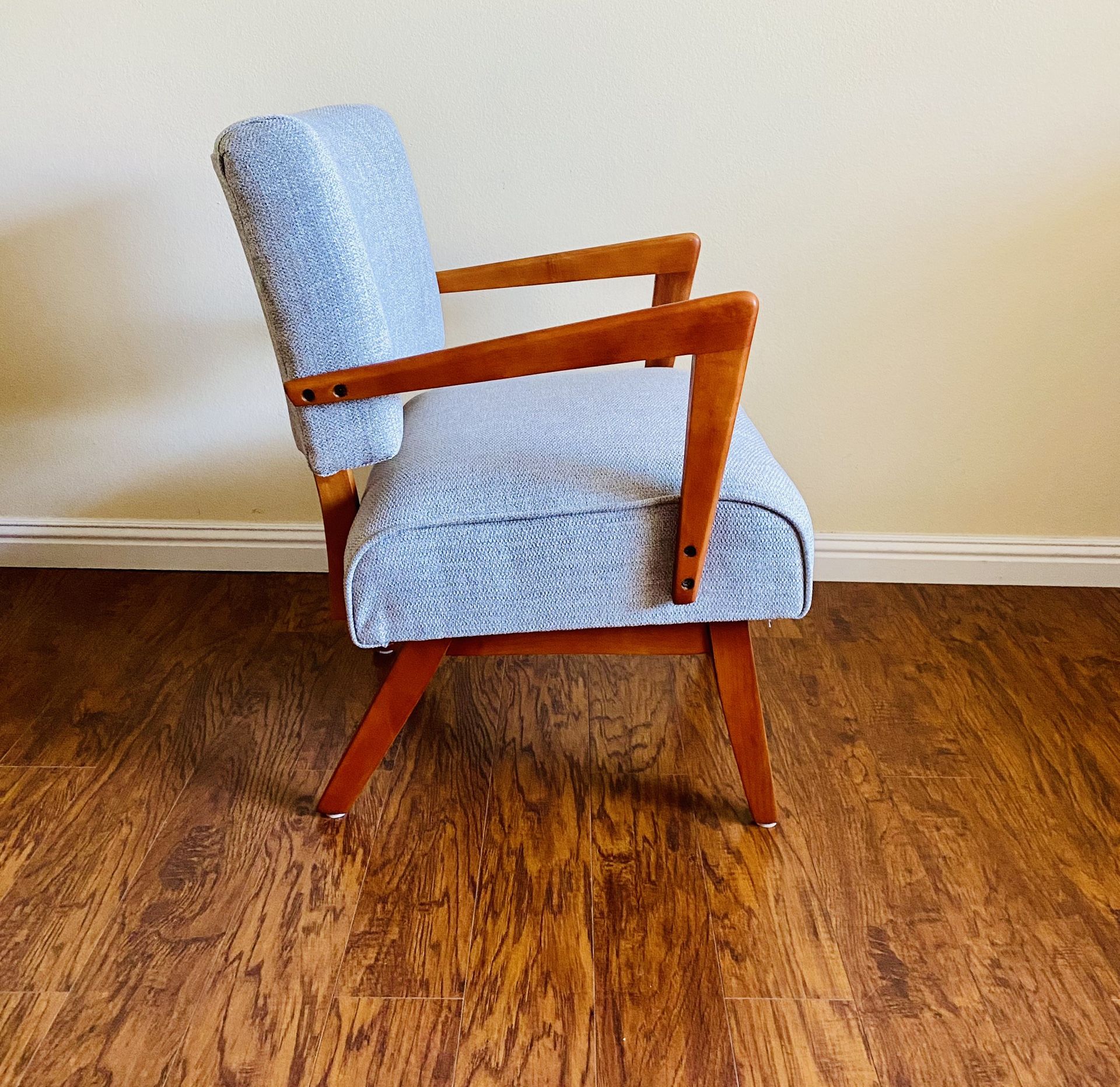 Vintage Midcentury Modern Boho Rocking Chair