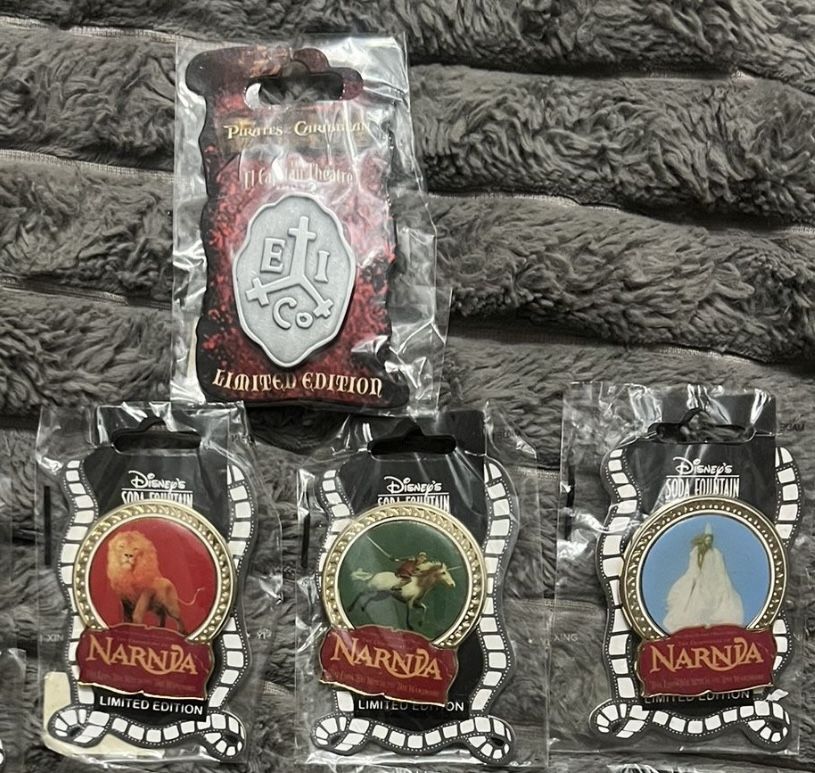 Set of 4 Disney El Capitan Limited Edition Pins