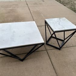 OTTOMAN AND SIDE TABLE COMBO!!!