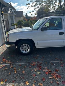 Chevrolet Silverado White Pickup Truck