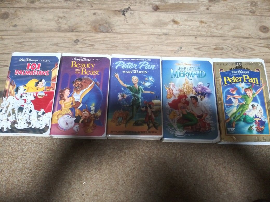 Walt Disney Vhs tapes