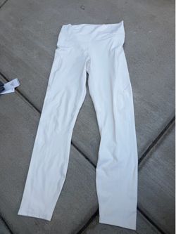 Fabletics pearl white leggings
