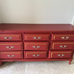 Refinished French Provincial Style Dresser