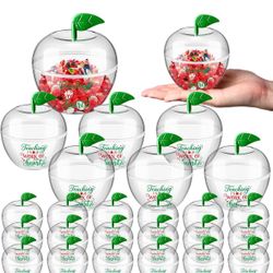 24 Pack Clear Plastic Apple Containers