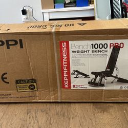 Keppi 1200LB Weight Bench, Heavy Duty Bench1000 PRO Adjustable Workout Bench Press Set for Home Gym Strength Training, Removable Foot Catch for Inclin