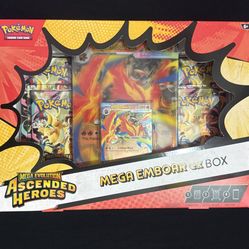 Pokemon Ascended Heroes Mega Emboar EX Box 