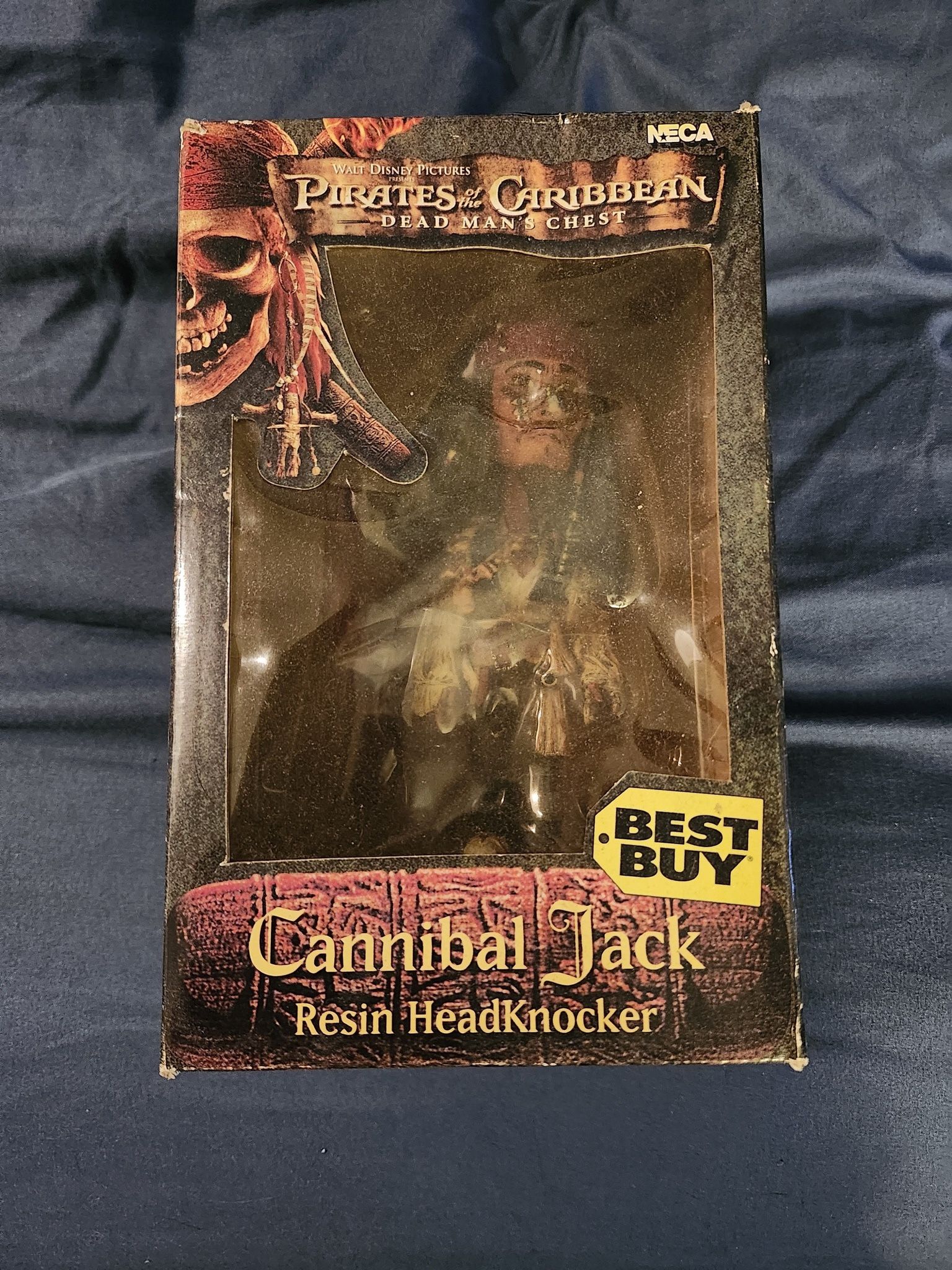 NECA Cannibal Jack Resin Headknocker Pirates of The Caribean Dead Mans Chest