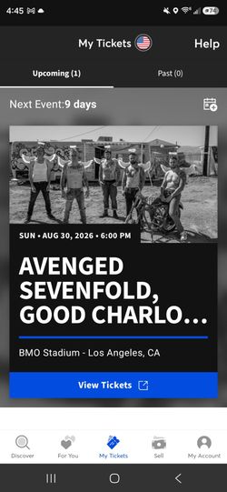 Avenged Sevenfold x Good Charlotte x A Day To Remember @ BMO August 30th