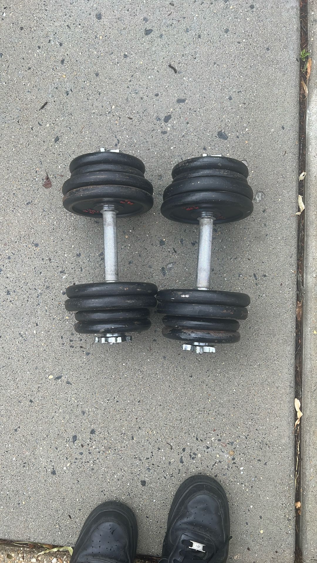 Weight, 35lbs Adjustable Dumbells