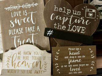 Wedding Signs 