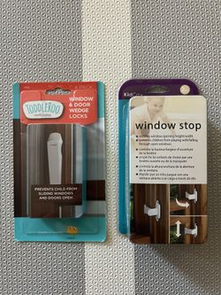 BRAND NEW & SEALED!! WINDOW & DOOR LOCKS/STOP - Baby/child/kids Safety