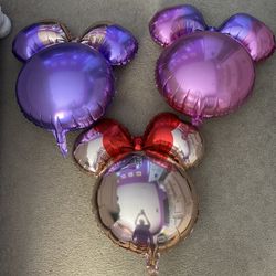 20” Minnie Foil Balloons 3 Pcs - $12