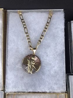 Gold plated necklace